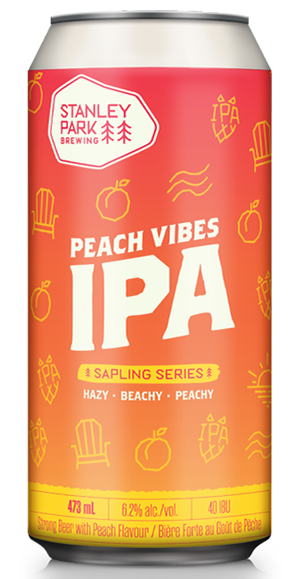 Peach Vibes IPA - Stanley Park Brewing